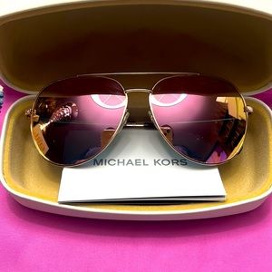 new Michael Kors aviator sunglasses.